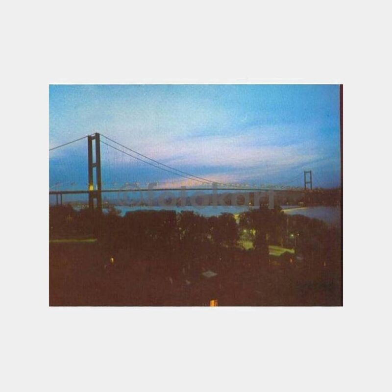 İstanbul Boğaziçi Köprüsü Gün Batımı Kartpostal