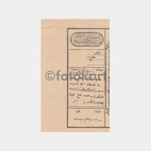 1901 Osmanlı Mahkeme Kararı Hukuk Belgesi