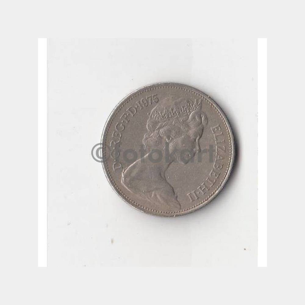 1975 İngiltere New Pence Yabancı Madeni Para