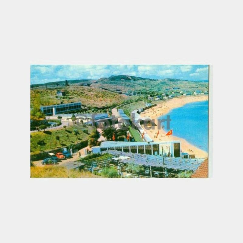 1968 Kilyos Plajı Görünüş Kartpostal