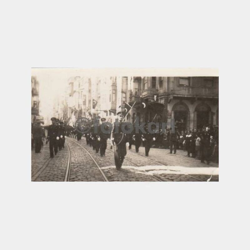 1936 İstanbul Kurtuluş Töreni Kuleli 2 Adet Fotoğraf - Görsel 3