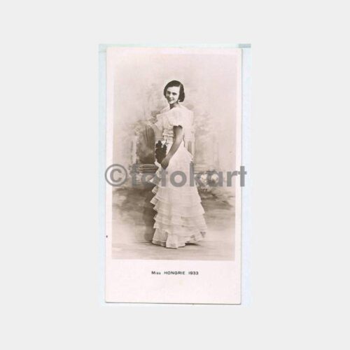 1933 Macaristan Güzeli Lion Çikolata Kartı