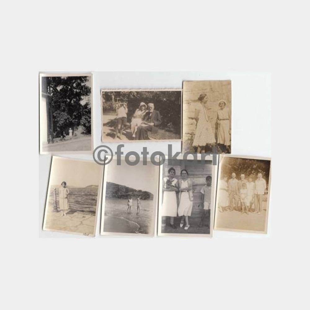 1932 Tarabya Sarıyer Ermeni Manas Ailesi Konulu 7 Adet Fotoğraf