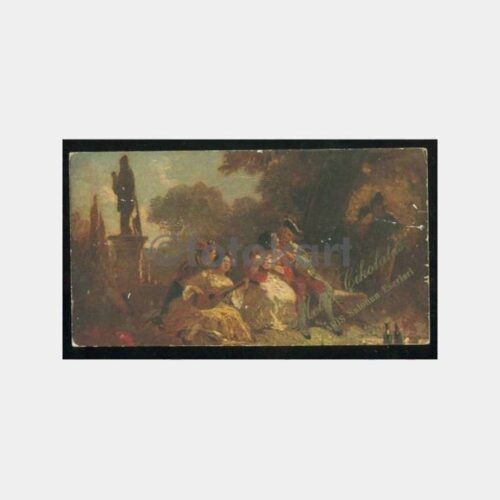 1940 Melba Çikolata Baskı Fantazi Yabancı Kart