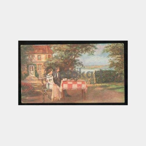 1940 Melba Çikolata Baskı Fantazi Yabancı Kart