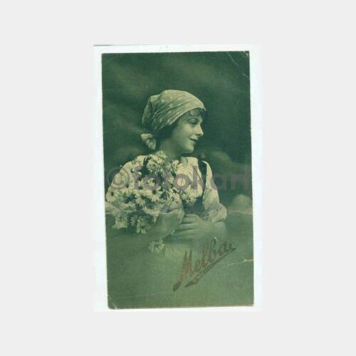 1940 Melba Çikolata Baskı Fantazi Yabancı Kart