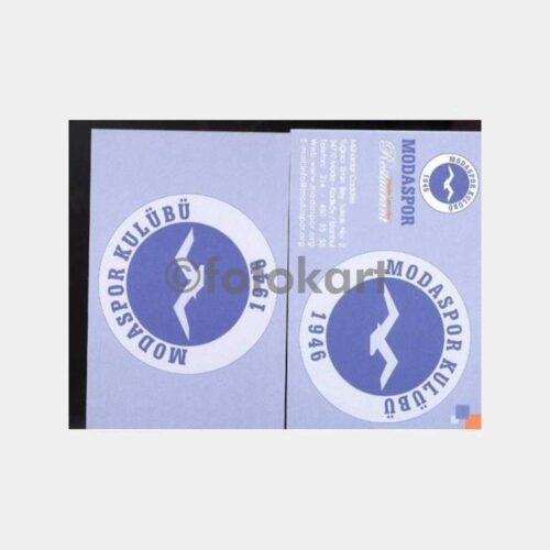 Modaspor Kulübü Amblemli Kartvizit