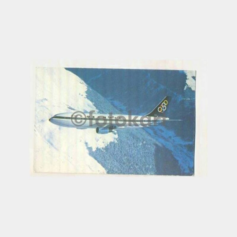 Olympic Uçak Airbus A 300 Kartpostal