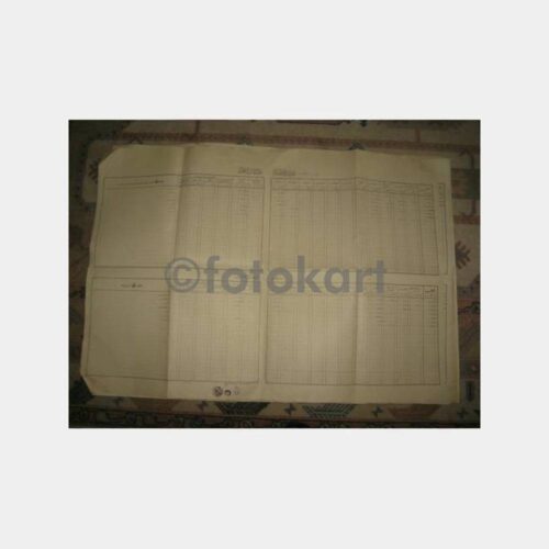 1913 Osmanlıca Mühürlü Bordro Belge-7