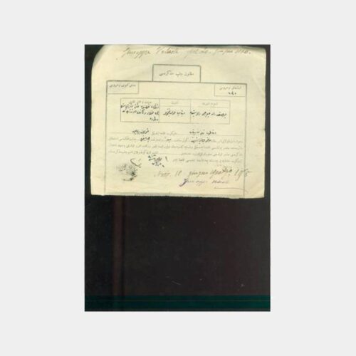 Osmanlıca Hukuk Konulu Damgalı Belge