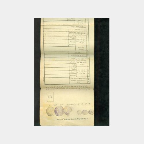 1900 Osmanlıca Belge