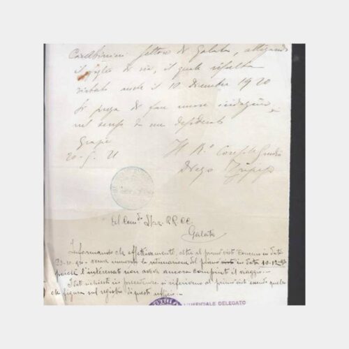 1921 İstanbul Osmanlı Polis Belgesi