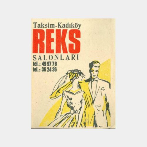 1974 Reks Salon Kadıköy Taksim Fotoğraf Kabı