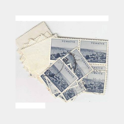 1960 Damgalı Şehir Pulları - Sinop