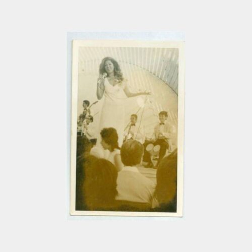 1970 Taksim Taşlık Gazinosu Sanatçı Fotoğraf