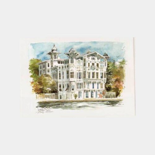 Boğaziçi Konulu Tablo Tebrik Kartları-3