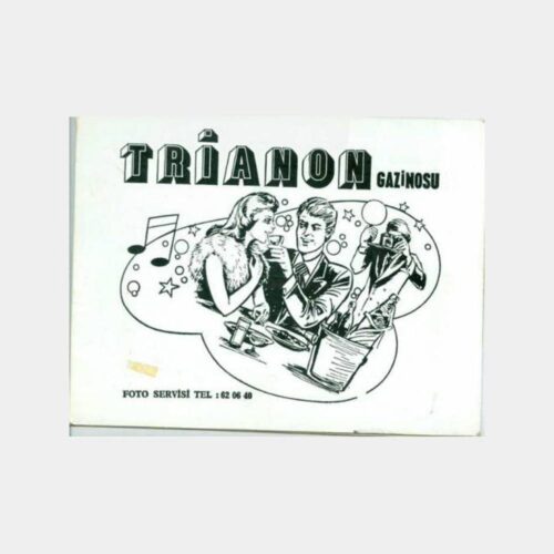 1960 Tarabya Trianon Gazinosu Fotoğraf Saklama Kabı