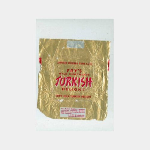 Türk Lokumu Çikolata İngiliz Yaldız Kağıdı