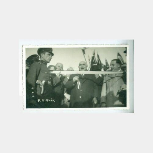 1936 Zonguldak Demiryolu Açılış Resmi Küşad Fotoğraf