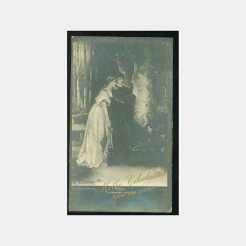 1940 Melba Çikolata Baskı Fantazi Yabancı Kart