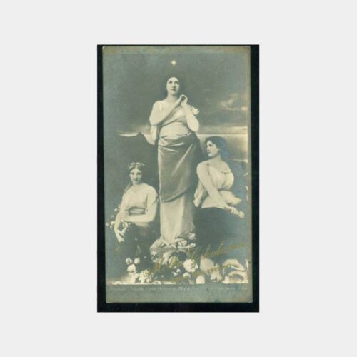 1940 Melba Çikolata Baskı Fantazi Yabancı Kart