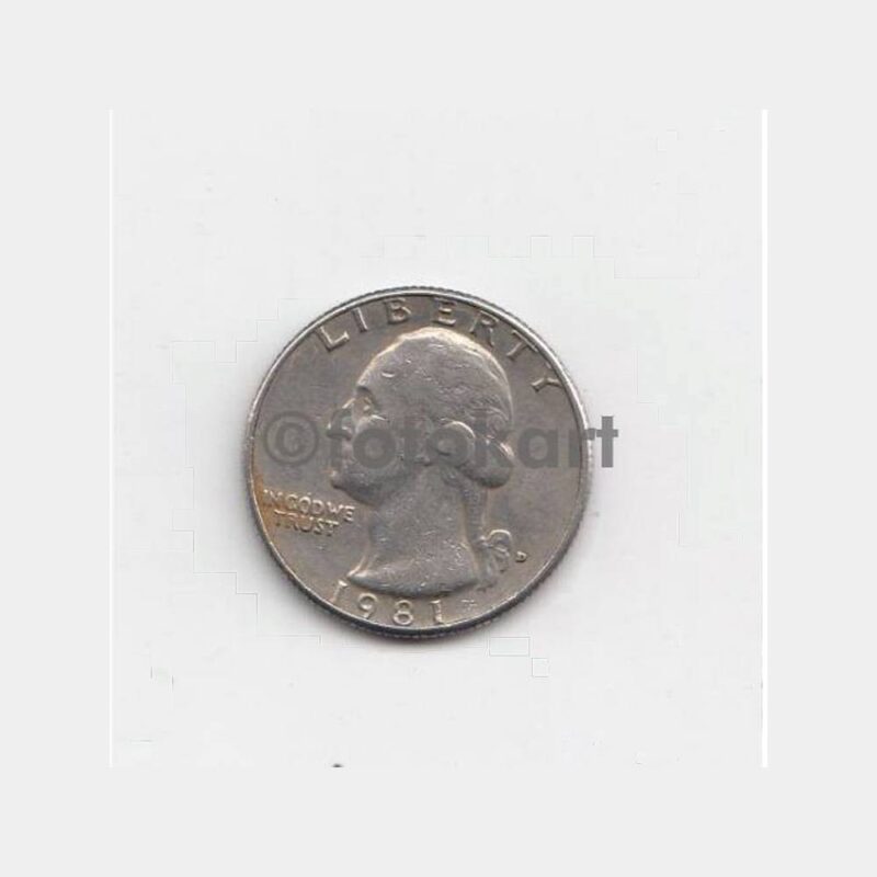 1981 ABD Quarter Dollar Madeni Para