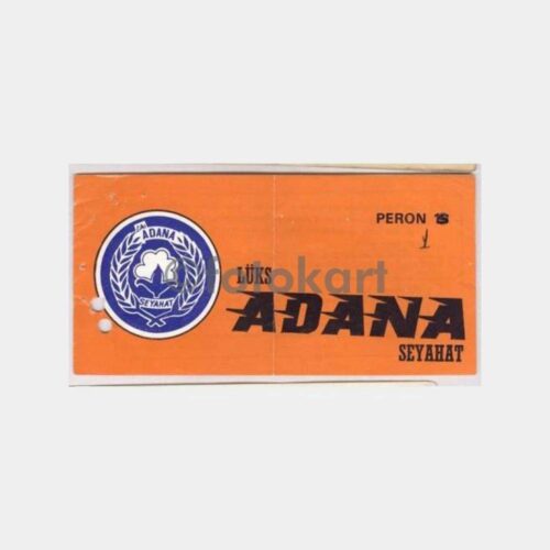 1985 Lüks Adana Seyahat Otobüs Bileti