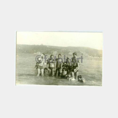 1976 Boğaziçi Altınkum Plajı Grup Fotoğraf