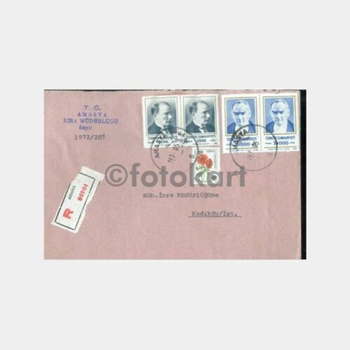 1995 Amasya İcra Hukuk Posta Zarfı