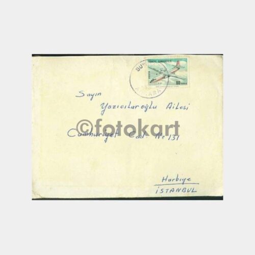 1967 Ankara Uçak Pullu Zarf