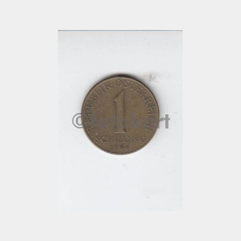 1964 Avusturya 1 Sch Madeni Para