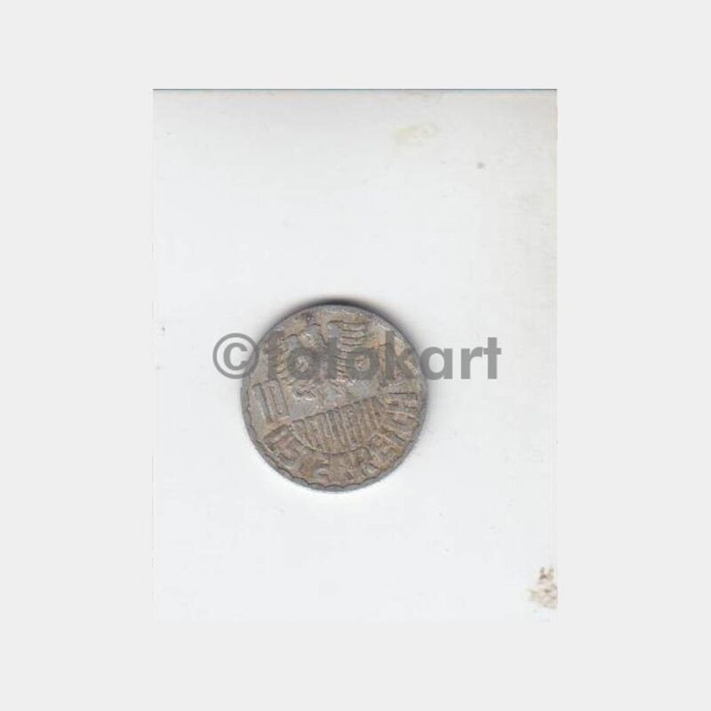 1952 Avusturya 10 K Madeni Para
