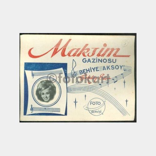 1970 Maksim Gazinosu Behiye Aksoy Fotoğraf Kabı