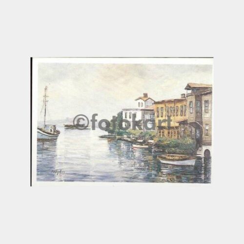 Boğaziçi Yalı ve Köşkler Tablo Tebrik Kartı