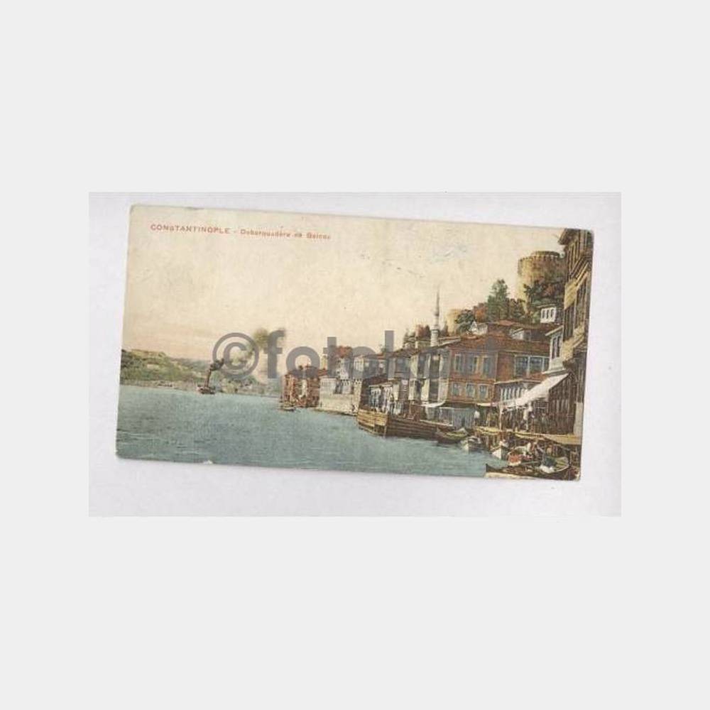 Boğaziçi Beykoz İskelesi Görünüş Kartpostal