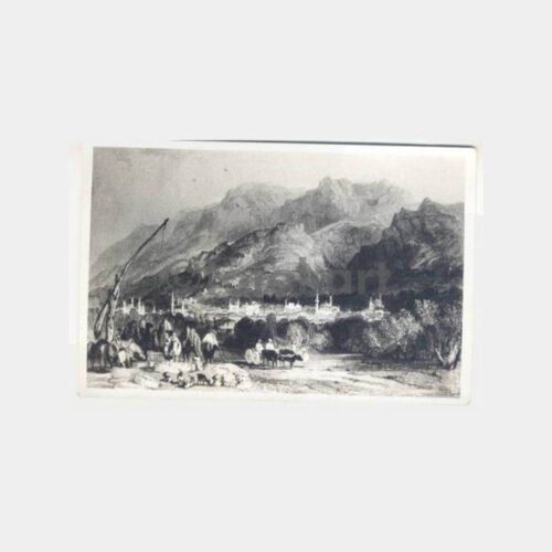 Bursa Gravür Görünüşü Reprodüksiyon Kartpostal