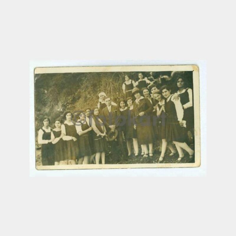1930 Büyükada Gezisi Ermeni Okulu Fotoğraf