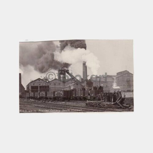 1950 İngiltere South Elmsall Kömür Madeni Kartı