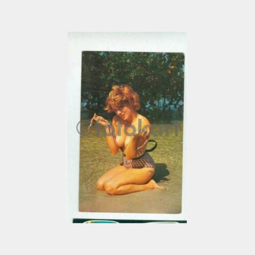 1964 ABD Florida Plaj Güzeli Kartpostal