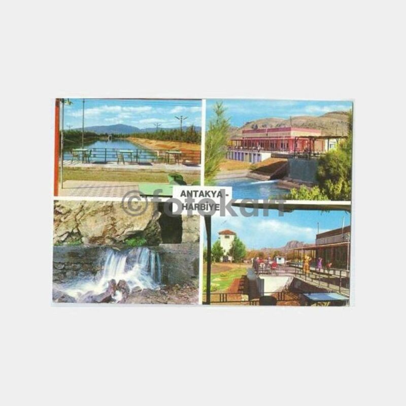 1968 Antakya Harbiye Muhtelif Görünüş Kartpostal