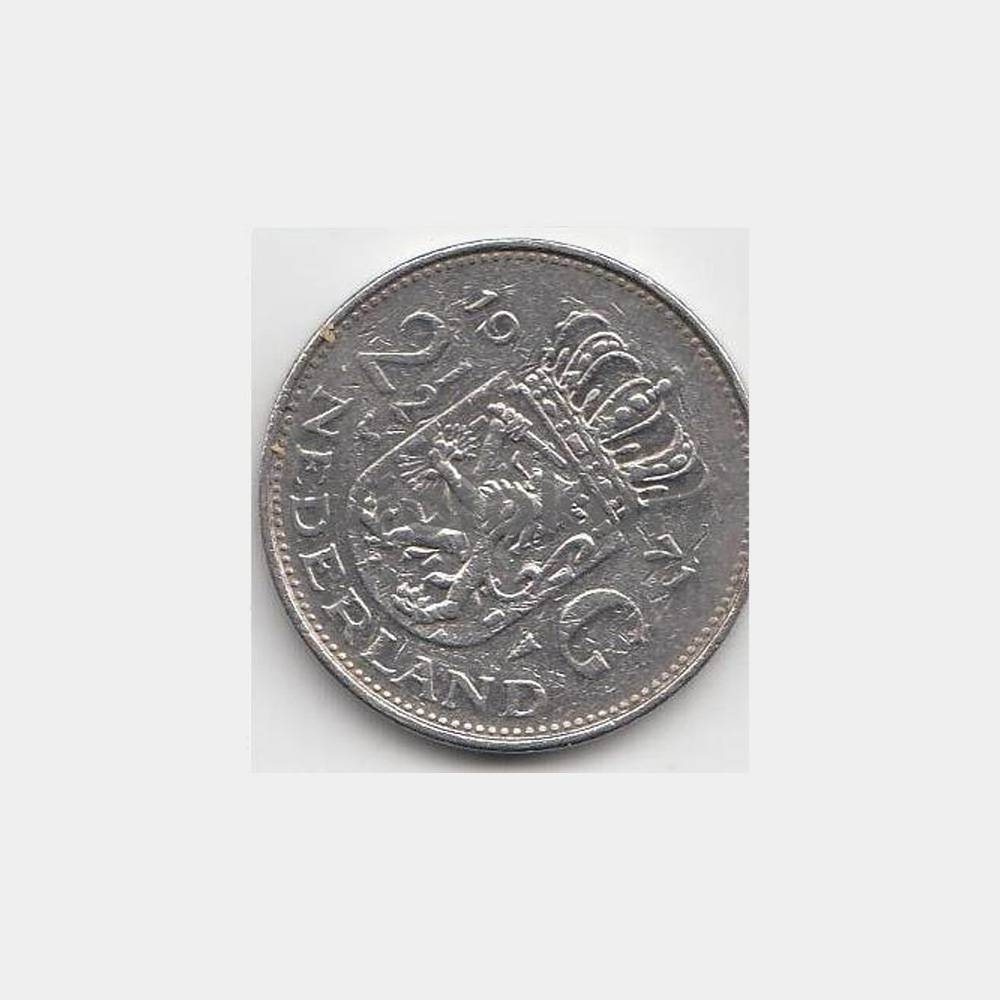 1971 Hollanda 2,5 C Madeni Para - Görsel 2