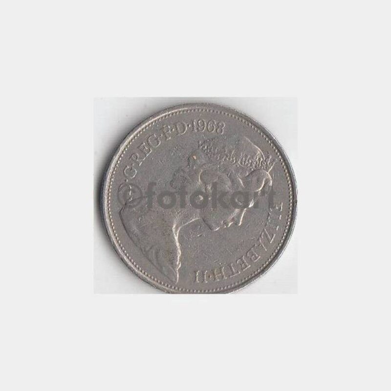 1968 İngiltere 10 New Pence Madeni Para