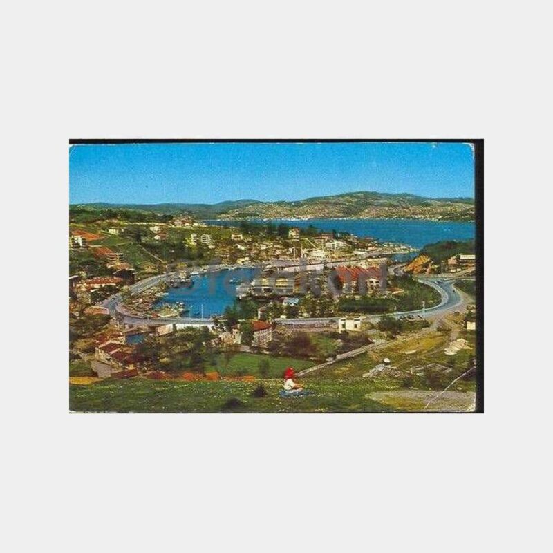 İstinye Koyu ve Tersane Gemiler Kartpostal