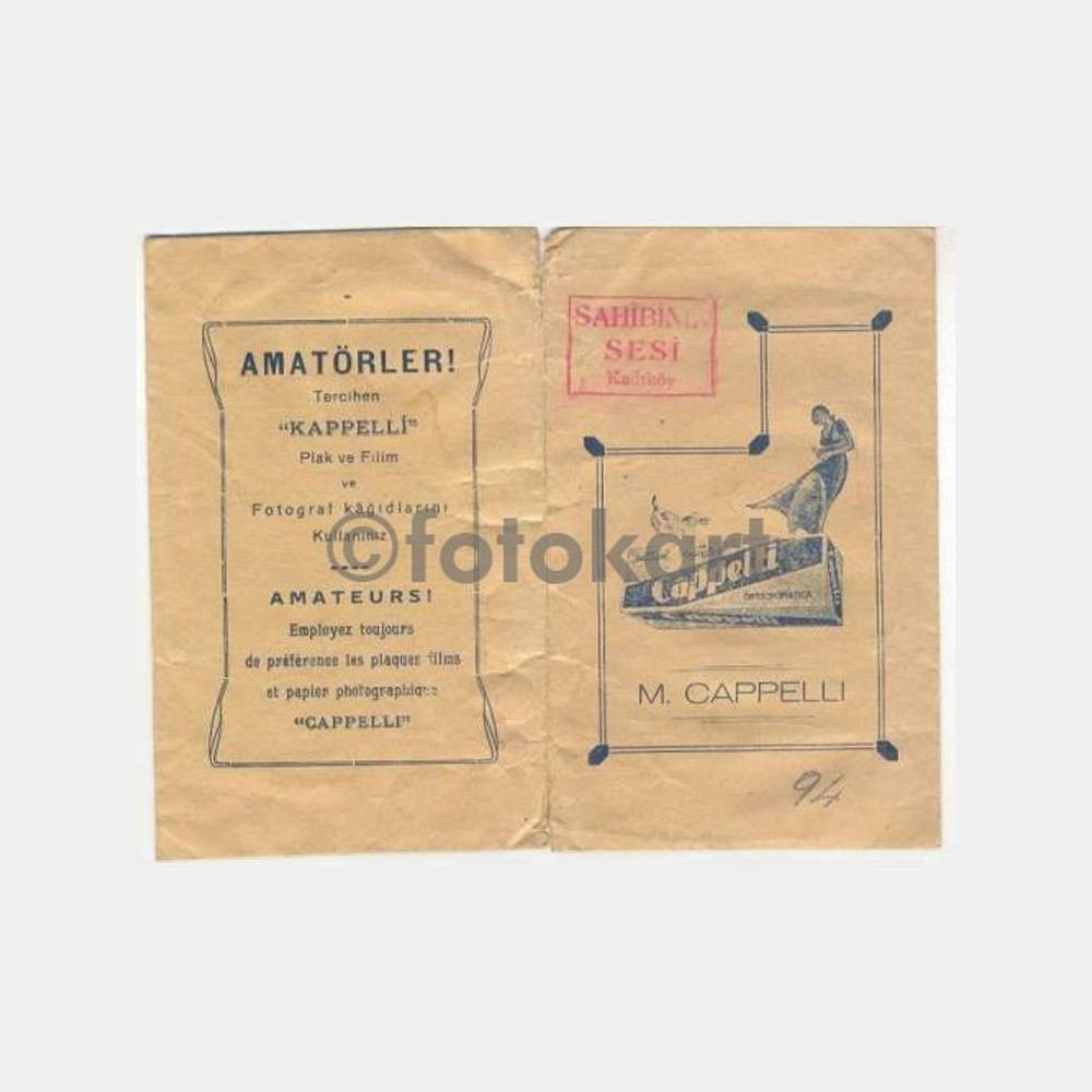 Sahibinin Sesi Kapelli Fotoğraf Saklama Zarfı