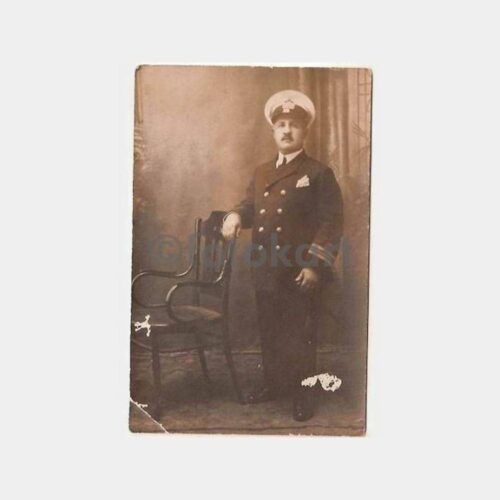 Gemi Kaptanı Eski Stüdyo Fotoğrafı