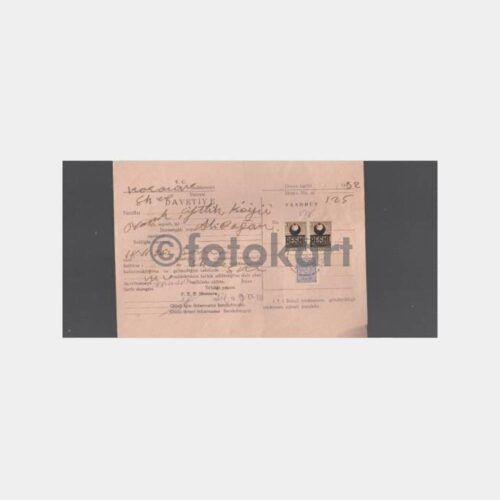 1952 Karaman Posta Damgalı Mahkeme Hukuk Davetiye