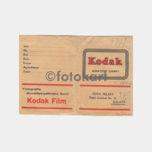 Galata Foto Selekt Kodak Amatör Zarfı