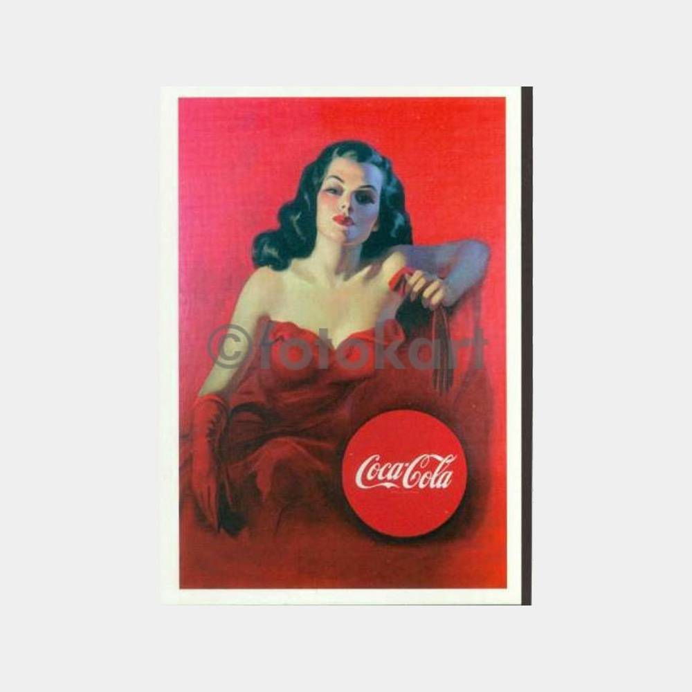 Coca Cola Konulu Vintage Tarz Kartpostal No. 08