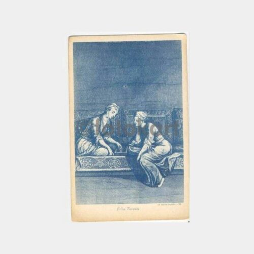 Osmanlı Kostümleri Türk Kadınları Kartpostal