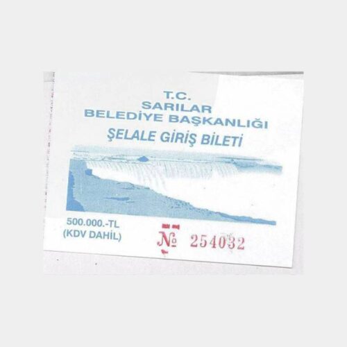 Manavgat Şelalesi Sarılar Belediyesi Giriş Bileti